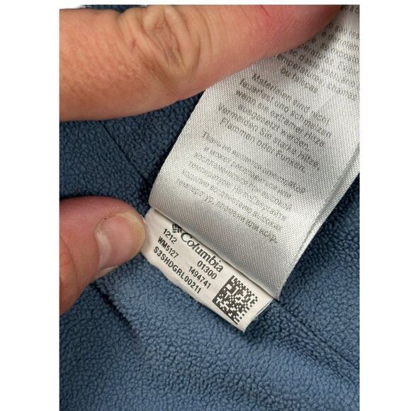 Columbia Men's Omni-Shield Windbreaker Jacket Navy Blue Size L - Picture 8 of 10